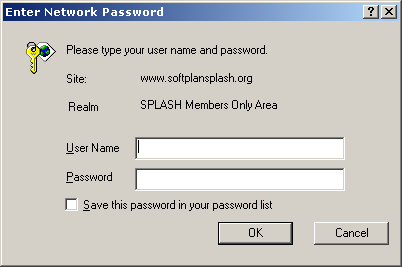 site logon